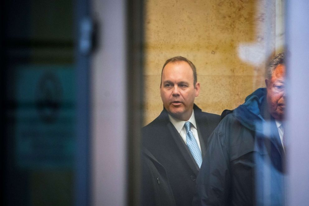 PHOTO: Rick Gates, former campaign aide to President Donald Trump, arrives for his sentencing at district court in Washington, Dec. 17, 2019.