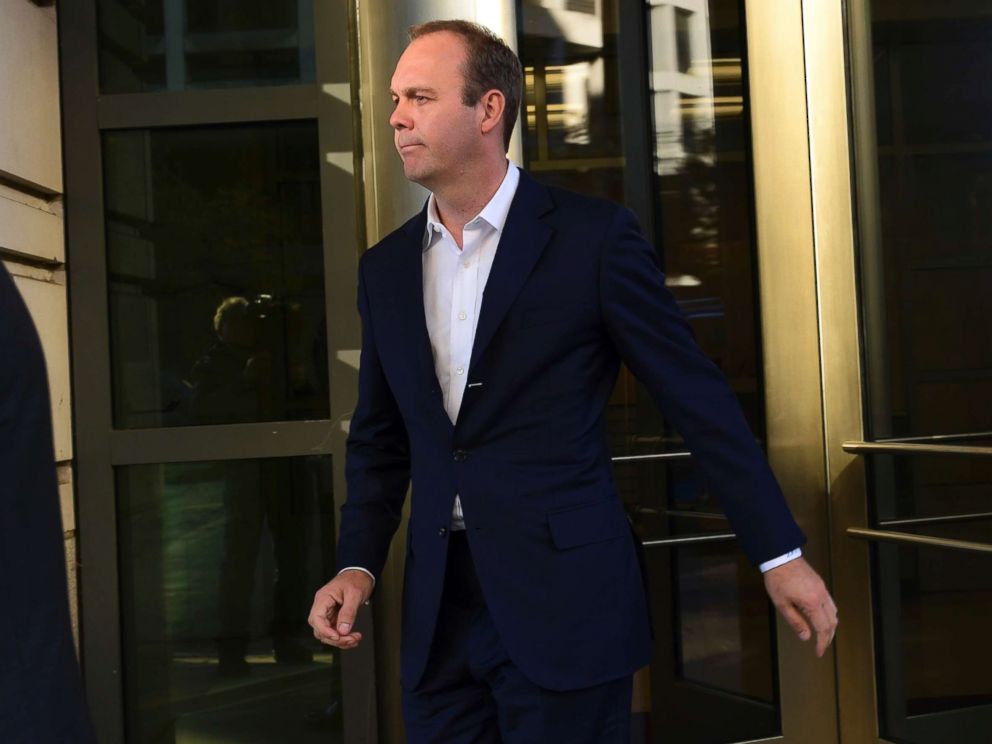 PHOTO: Rick Gates leaves federal court in Washington, D.C., Oct. 30, 2017.