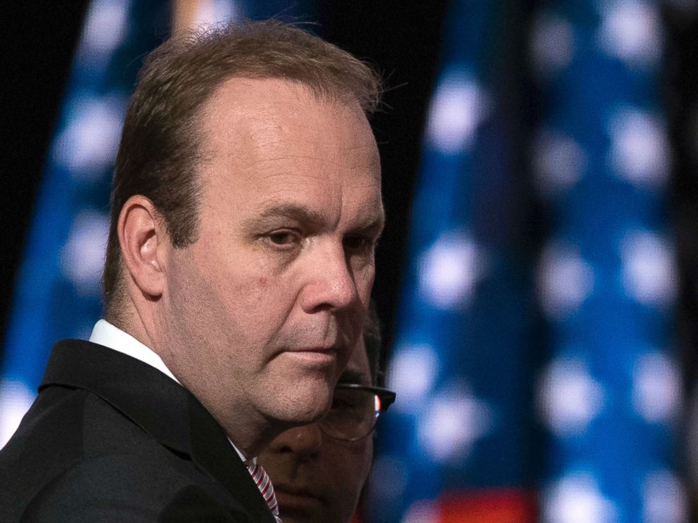 PHOTO: Rick Gates, campaign aide to Republican presidential candidate Donald Trump,July 21, 2016, in Cleveland.