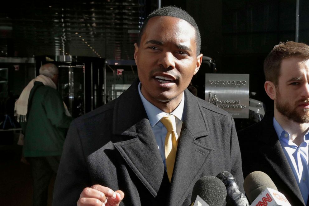 PHOTO: In this March 19, 2018, file photo, New York City Council Member Ritchie Torres addresses a news conference in New York.
