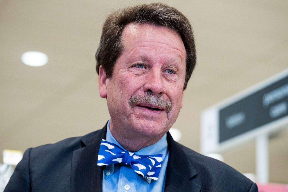 PHOTO: FILE - FDA Commissioner Dr. Robert Califf speaks during a news conference at a Walgreens on U Street NW, Oct. 19, 2022.