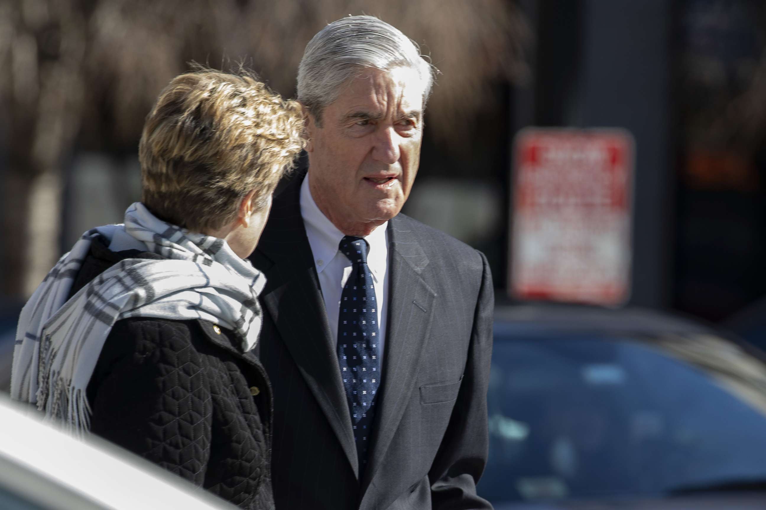 PHOTO: Special Counsel Robert Mueller walks in Washington on March 24, 2019.