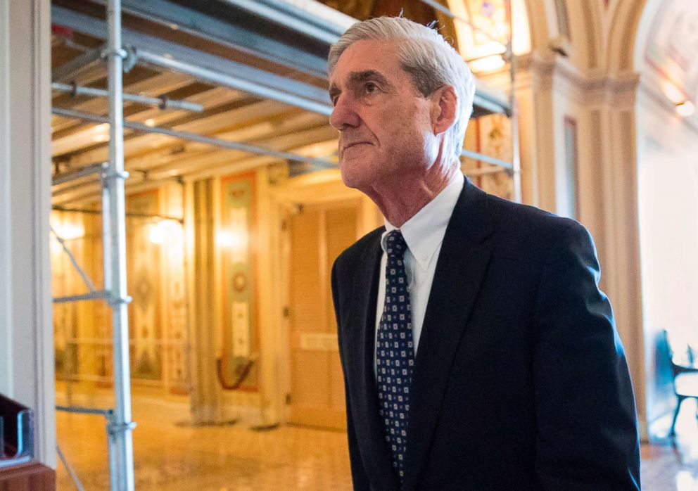 PHOTO: Special counsel Robert Mueller departs after a meeting on Capitol Hill in Washington, June 21, 2017.