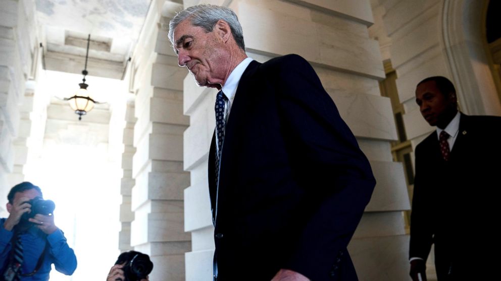In this June 21, 2017 photo, Special Counsel Robert Mueller departs Capitol Hill following a closed door meeting in Washington.