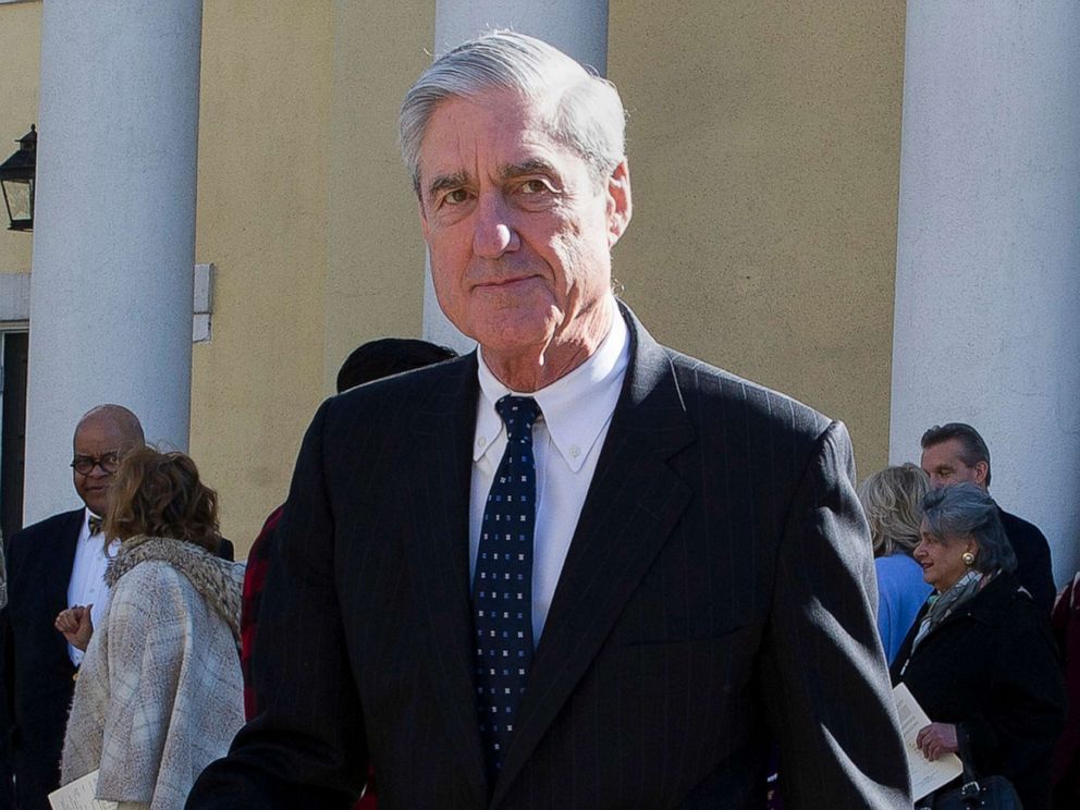 PHOTO: Special counsel Robert Mueller leaves following a Sunday morning church service across from the White House in Washington, D.C, March 24, 2019.