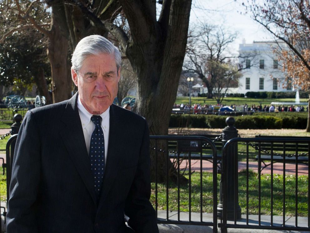 PHOTO: Special Counsel Robert Mueller walks past the White House, after attending St. Johns Episcopal Church for morning services, Sunday, March 24, 2019 in Washington.