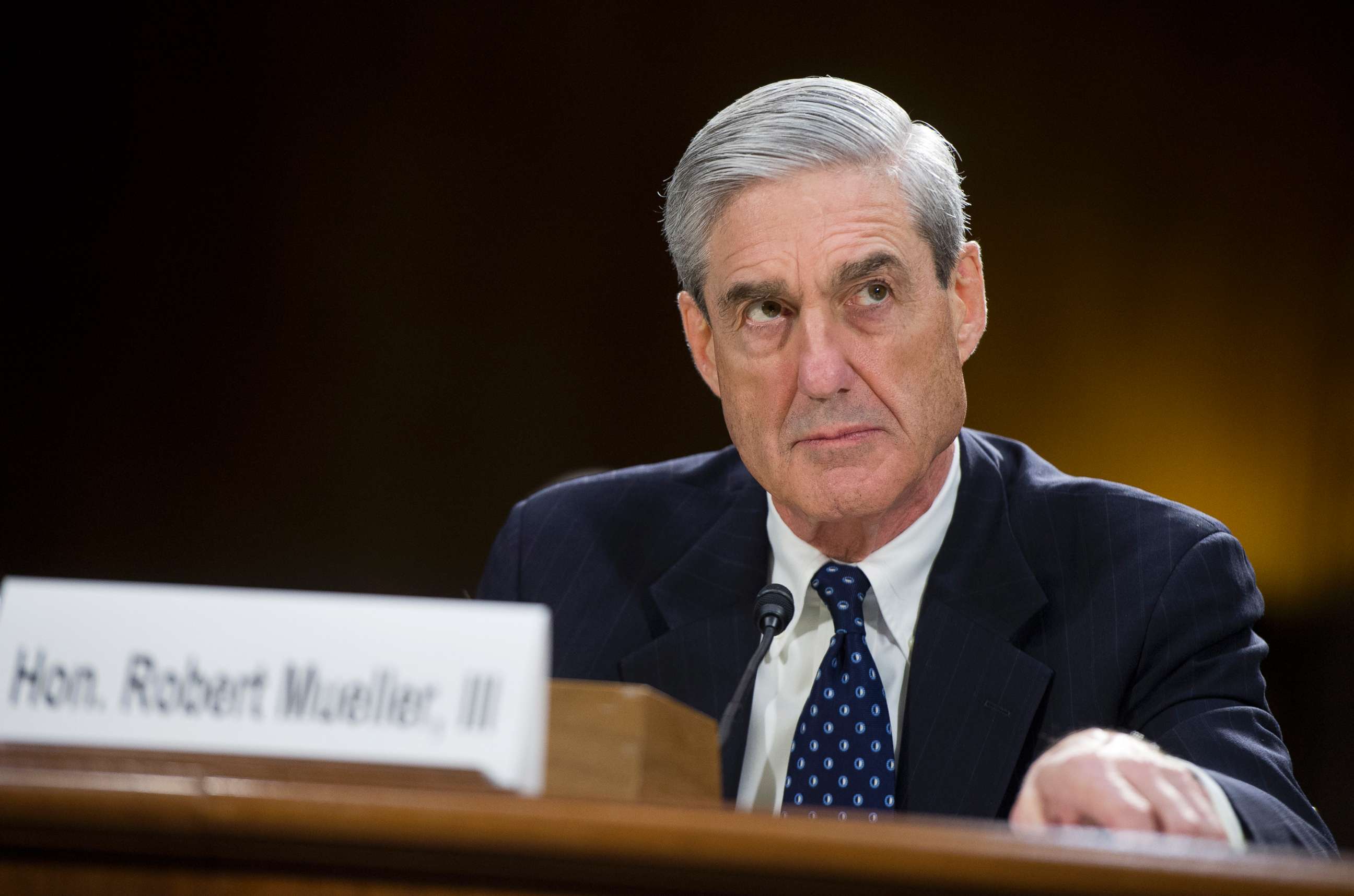 PHOTO: FBI Director Robert Mueller testifies before a Senate Judiciary Committee hearing in Washington, D.C., June 19, 2013.