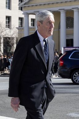 PHOTO: Special Counsel Robert Mueller leaves after attending church on March 24, 2019 in Washington, D.C.