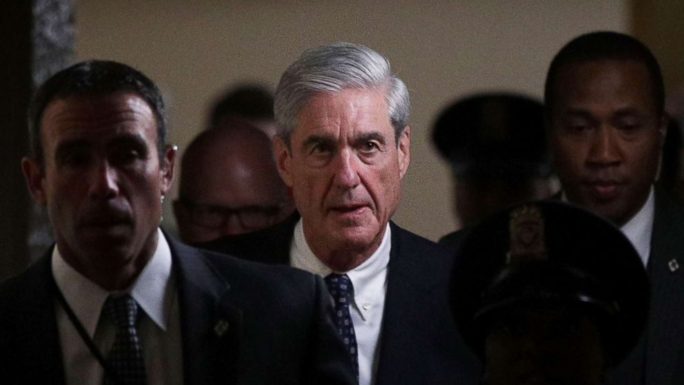Special counsel Robert Mueller leaves after a closed meeting with members of the Senate Judiciary Committee June 21, 2017 at the Capitol in Washington.