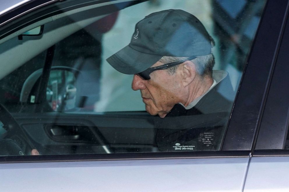 PHOTO: Special Counsel Robert Mueller arrives at his office in Washington, April 17, 2019.