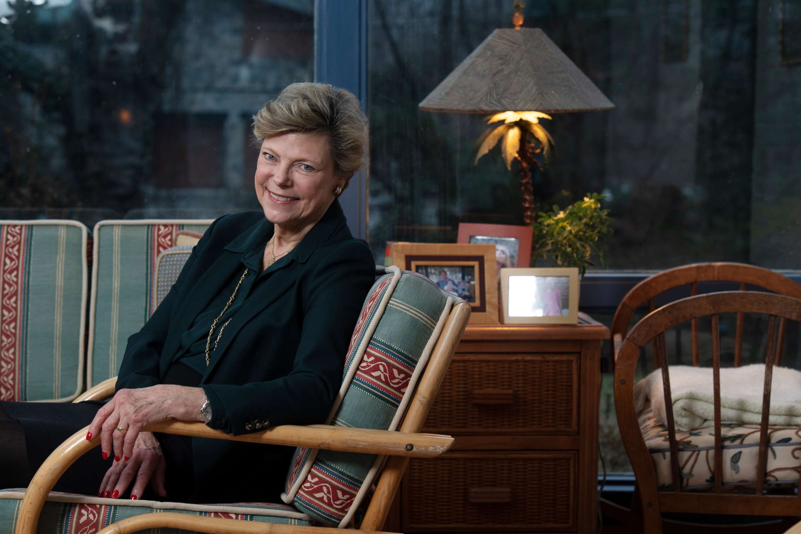 PHOTO: Journalist and author Cokie Roberts photographed in her home in Bethesda, Maryland on February 05, 2019.