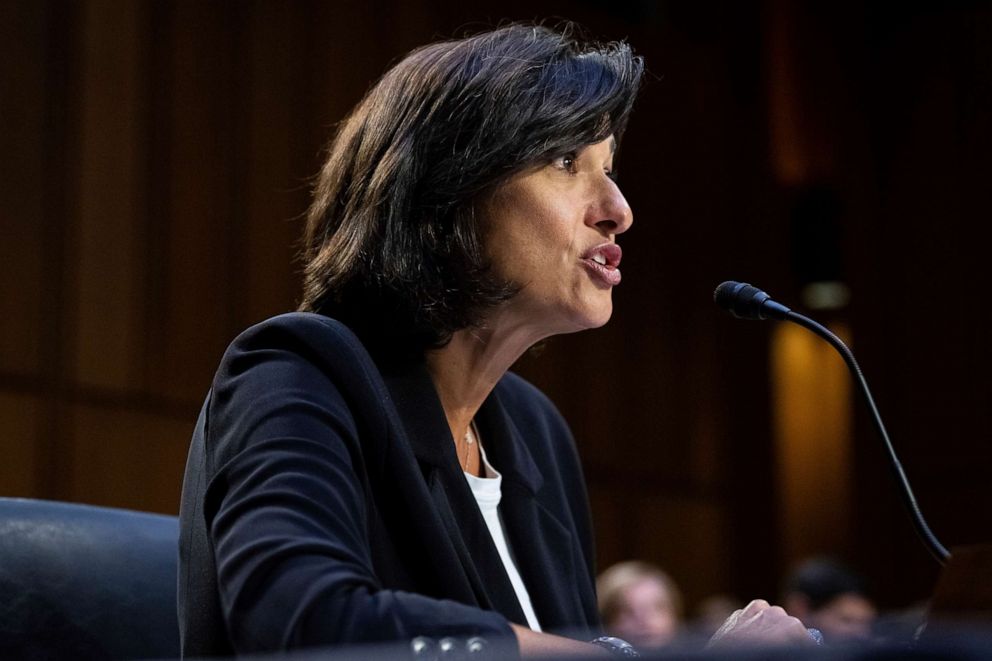  Dr. Rochelle Walensky, Director of the CDC, testifies during a Senate Health, Education, Labor and Pension Committee Hearing connected  the Federal effect   to monkeypox, astatine  the Capitol, successful  Washington, D.C., Sept. 14, 2022.