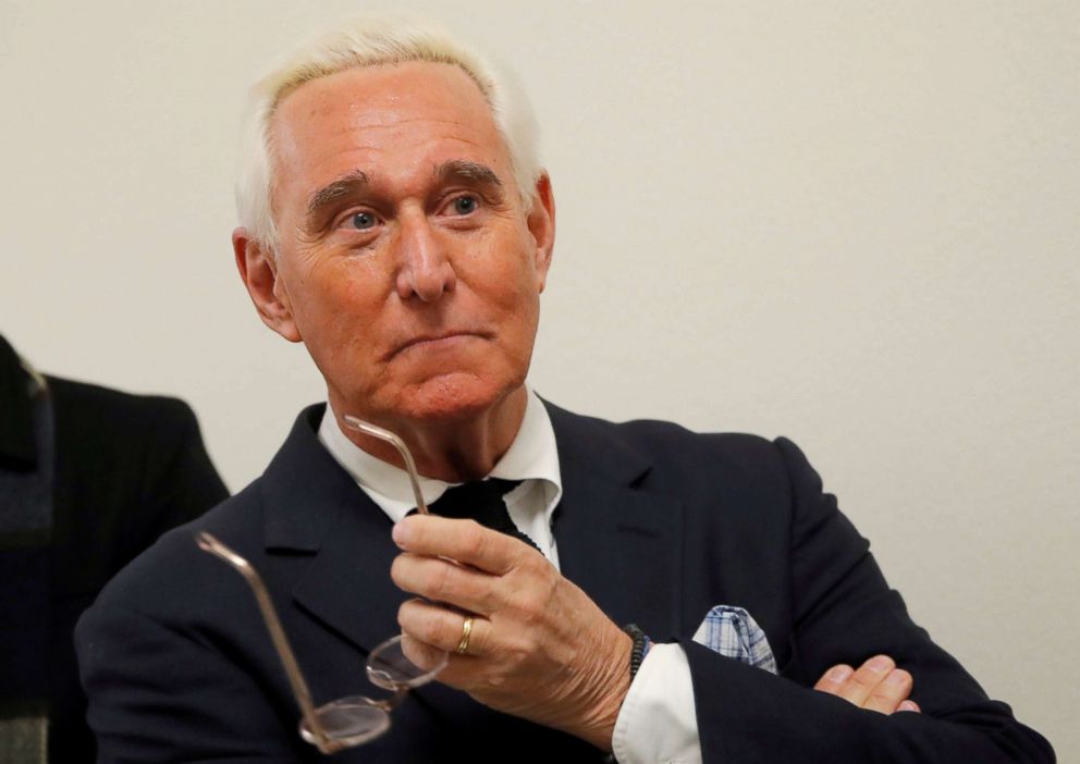 PHOTO: Political operative Roger Stone attends a House Judiciary Committee hearing in Washington, Dec. 11, 2018.