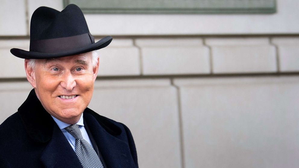PHOTO: Roger Stone leaves Federal Court after a sentencing hearing, Feb. 20, 2020, in Washington, DC.