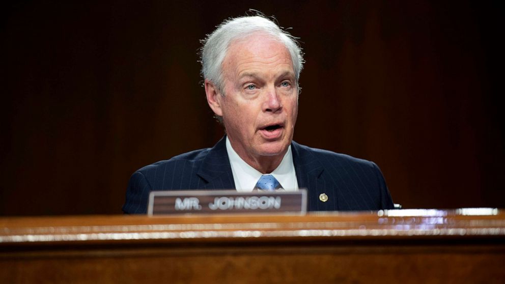 PHOTO: Sen. Ron Johnson speaks during a Senate Foreign Relations committee hearing in Washington, April 26, 2022.