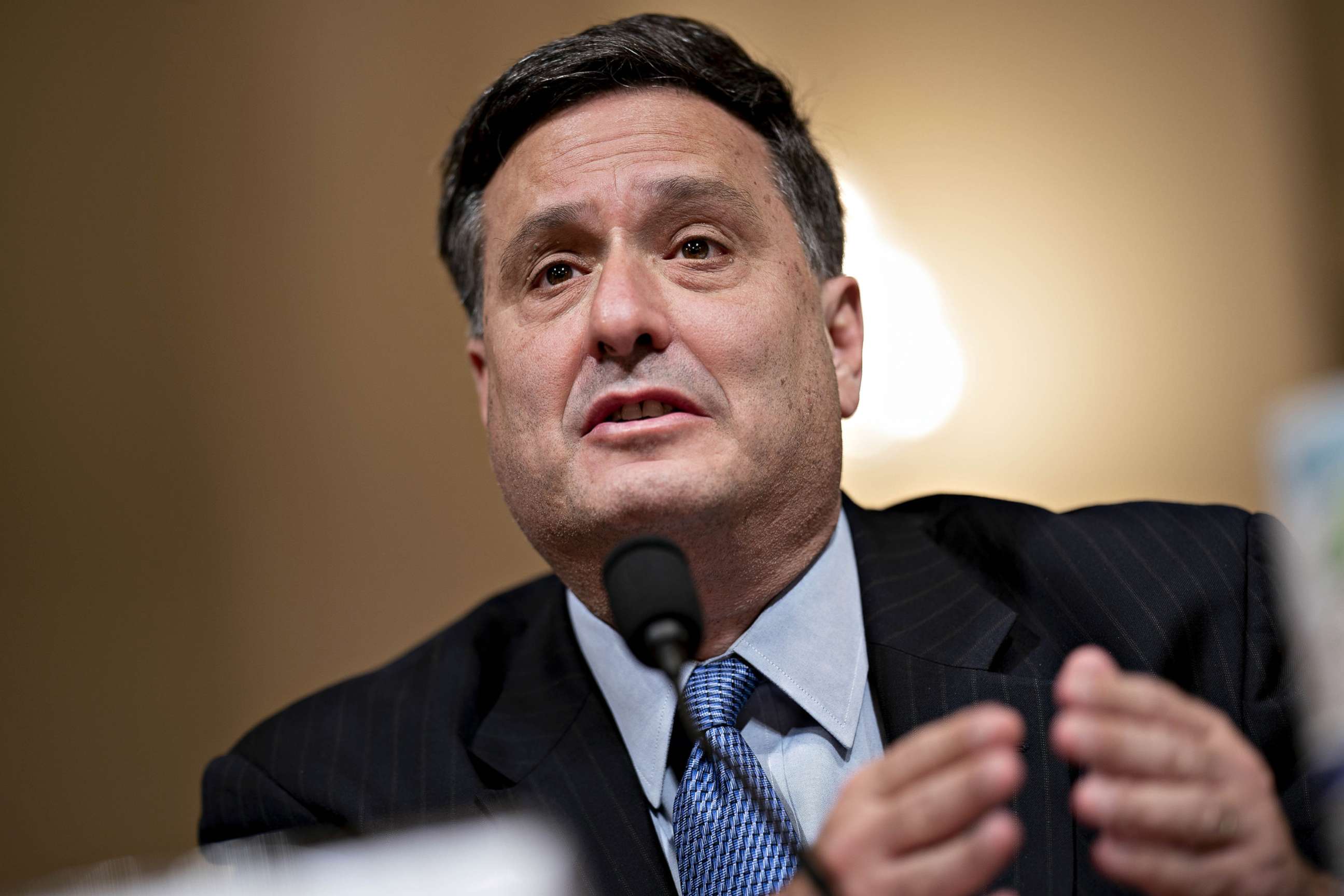 PHOTO: Ron Klain, former White House Ebola response coordinator, speaks during a House Homeland Security Subcommittee hearing in Washington, D.C., March 10, 2020.