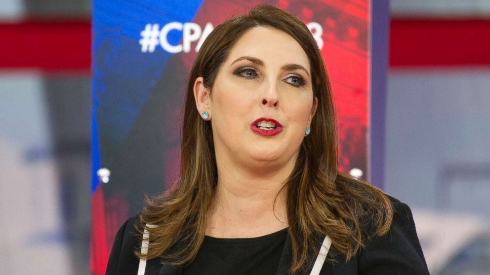 Ronna Romney McDaniel, Chair, Republican National Committee, speaks at the Conservative Political Action Conference (CPAC) in National Harbor, Md. on Feb. 23, 2018.