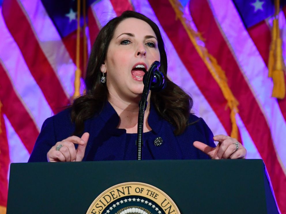 In this Dec. 2, 2017, photo, Republican National Committee chairwoman Ronna Romney McDaniel, speaks at a fundraiser at Cipriani in New York.