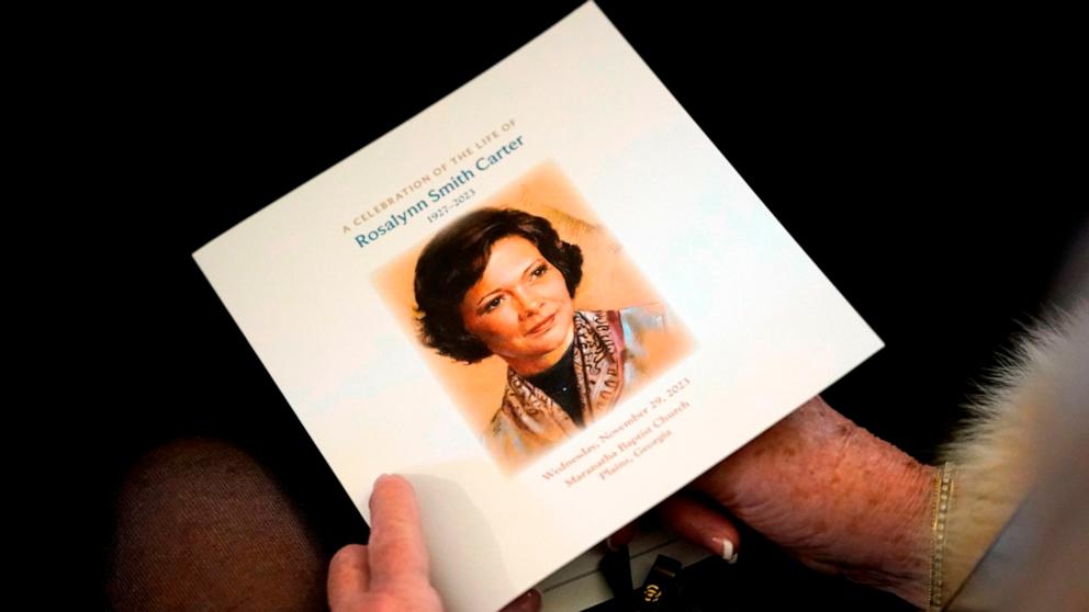 Funeral service for former first lady Rosalynn Carter at Maranatha ...