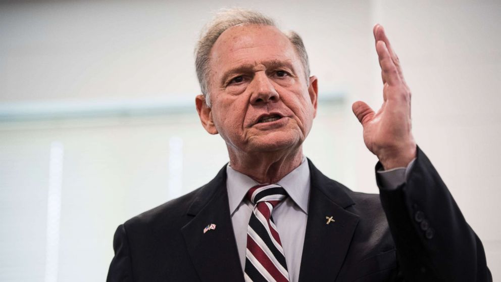 U.S. Senate Roy Moore speaks during a candidates' forum in Valley, Ala., Aug. 3, 2017. 