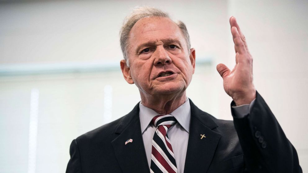 GOP candidate for U.S. Senate Roy Moore speaks during a candidates' forum in Valley, Ala., Aug. 3, 2017. 