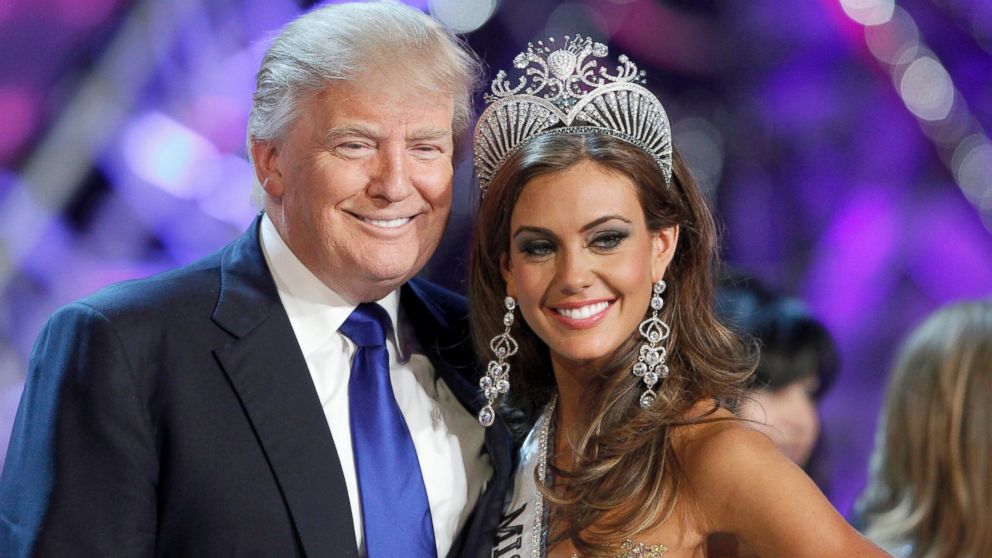 PHOTO: Donald Trump poses with Miss Connecticut Erin Brady at a news conference after she was crowned Miss USA 2013 at the Planet Hollywood Resort and Casino in Las Vegas, Nevada, June 16, 2013.