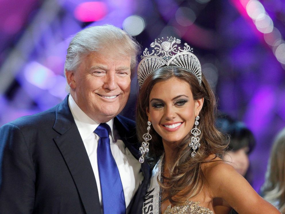 PHOTO: Donald Trump poses with Miss Connecticut Erin Brady at a news conference after she was crowned Miss USA 2013 at the Planet Hollywood Resort and Casino in Las Vegas, Nevada, June 16, 2013.