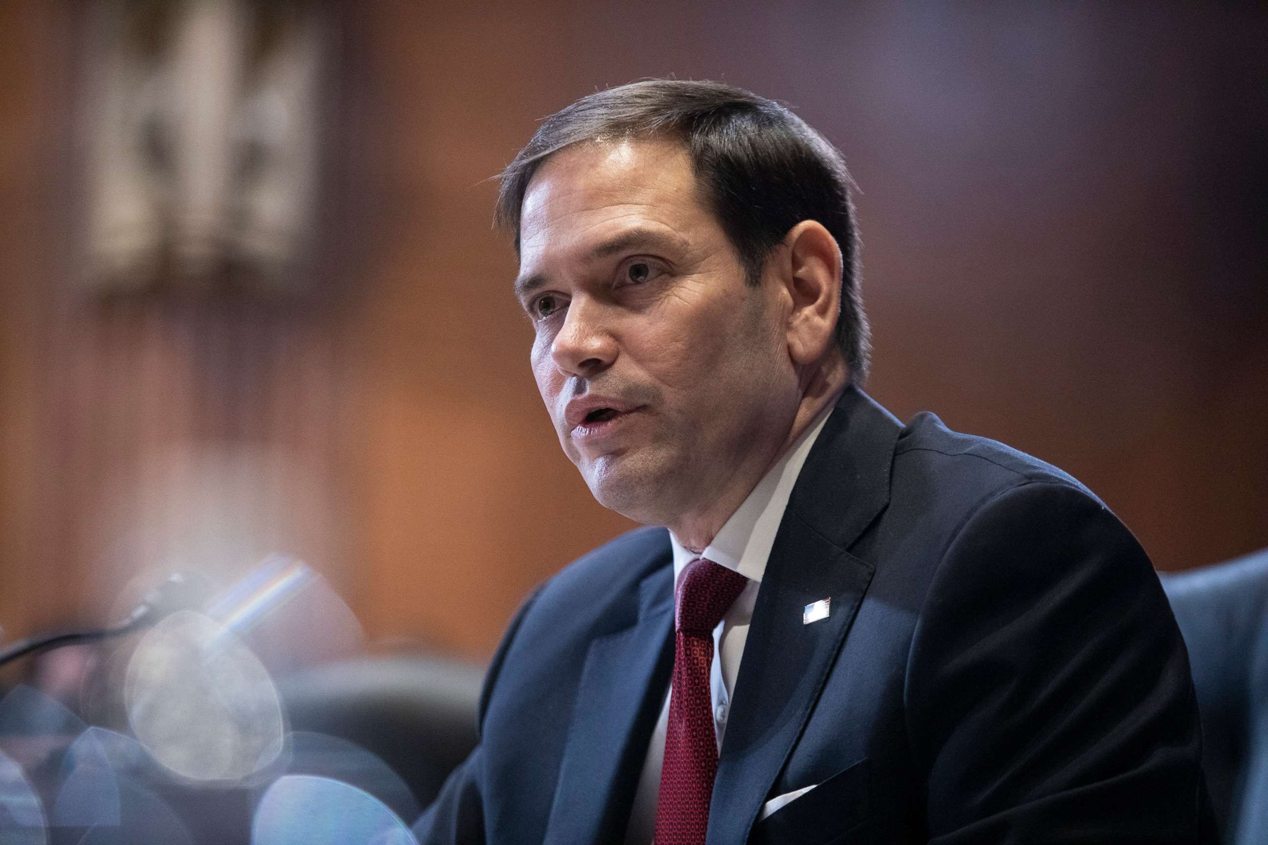 PHOTO: Sen. Marco Rubio speaks during a Senate Appropriations Subcommittee on Labor, Health and Human Services, Education, and Related Agencies hearing on Capitol Hill, May 17, 2022