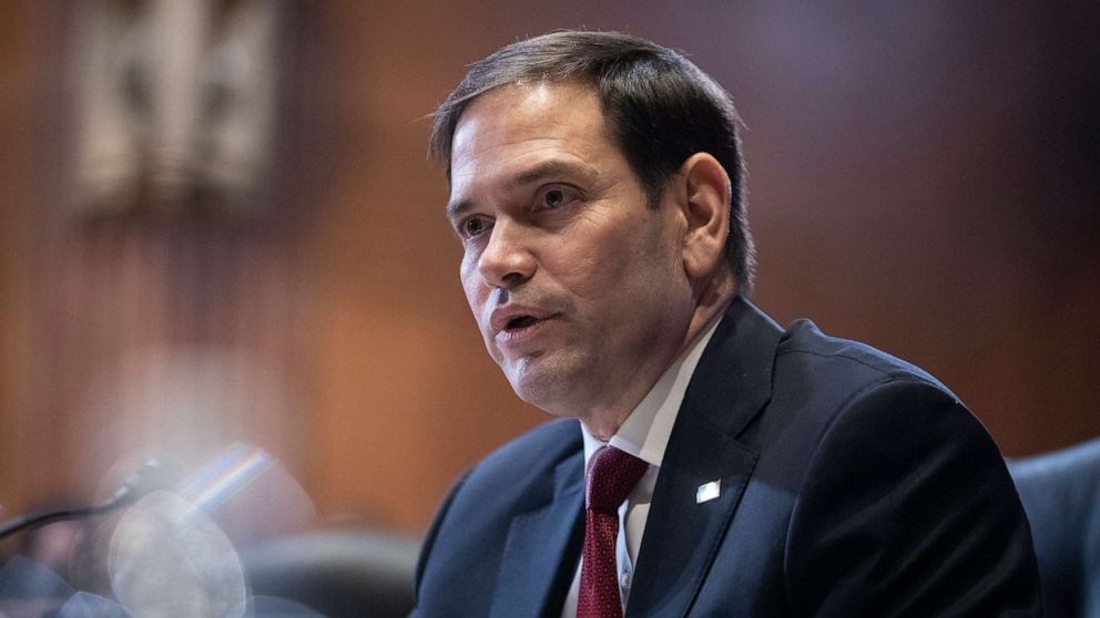 PHOTO: Sen. Marco Rubio speaks during a Senate Appropriations Subcommittee on Labor, Health and Human Services, Education, and Related Agencies hearing on Capitol Hill, May 17, 2022
