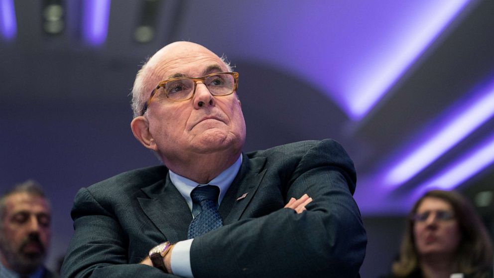 PHOTO: Rudy Giuliani, President Donald Trump's personal lawyer, attends an event in Washington, D.C., May 5, 2018.