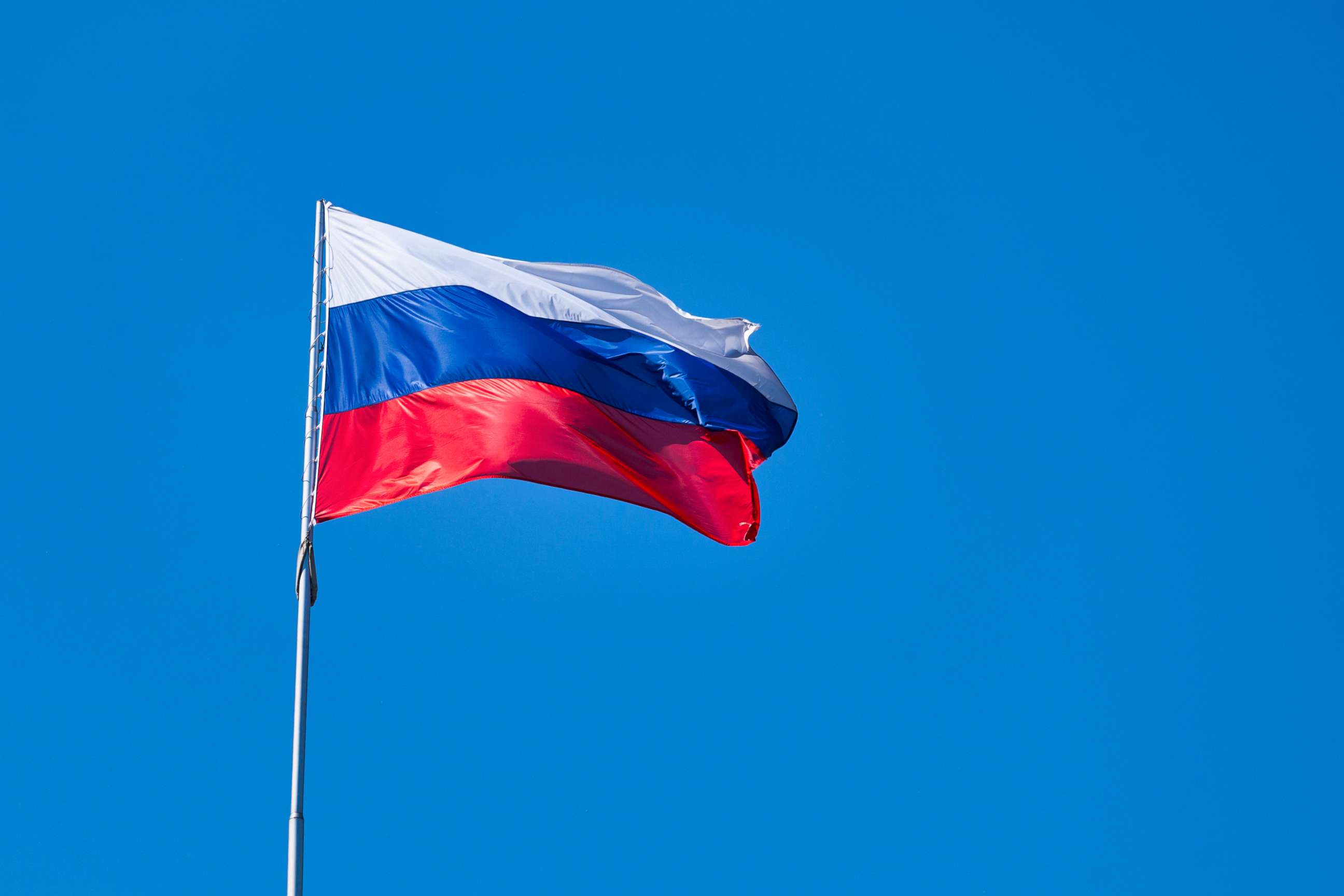PHOTO: The Russian flag is seen in Moscow.