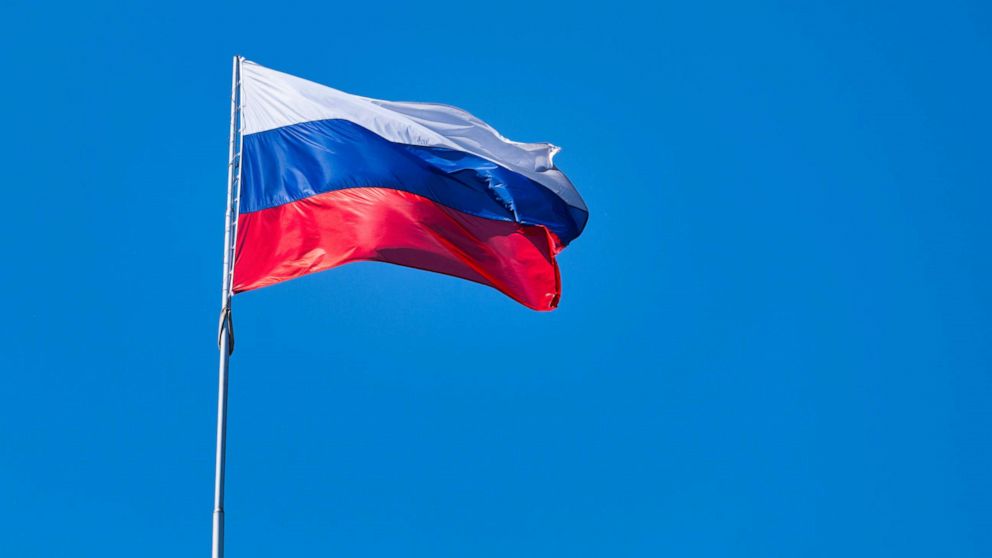 PHOTO: The Russian flag is seen in Moscow.