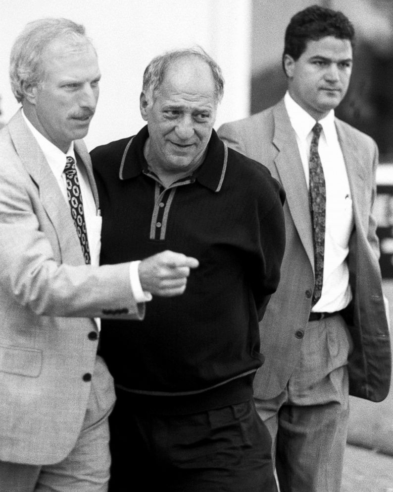 PHOTO: Andrew Russo is escorted by FBI agents in Melville, N.Y., Sept. 11, 1996.