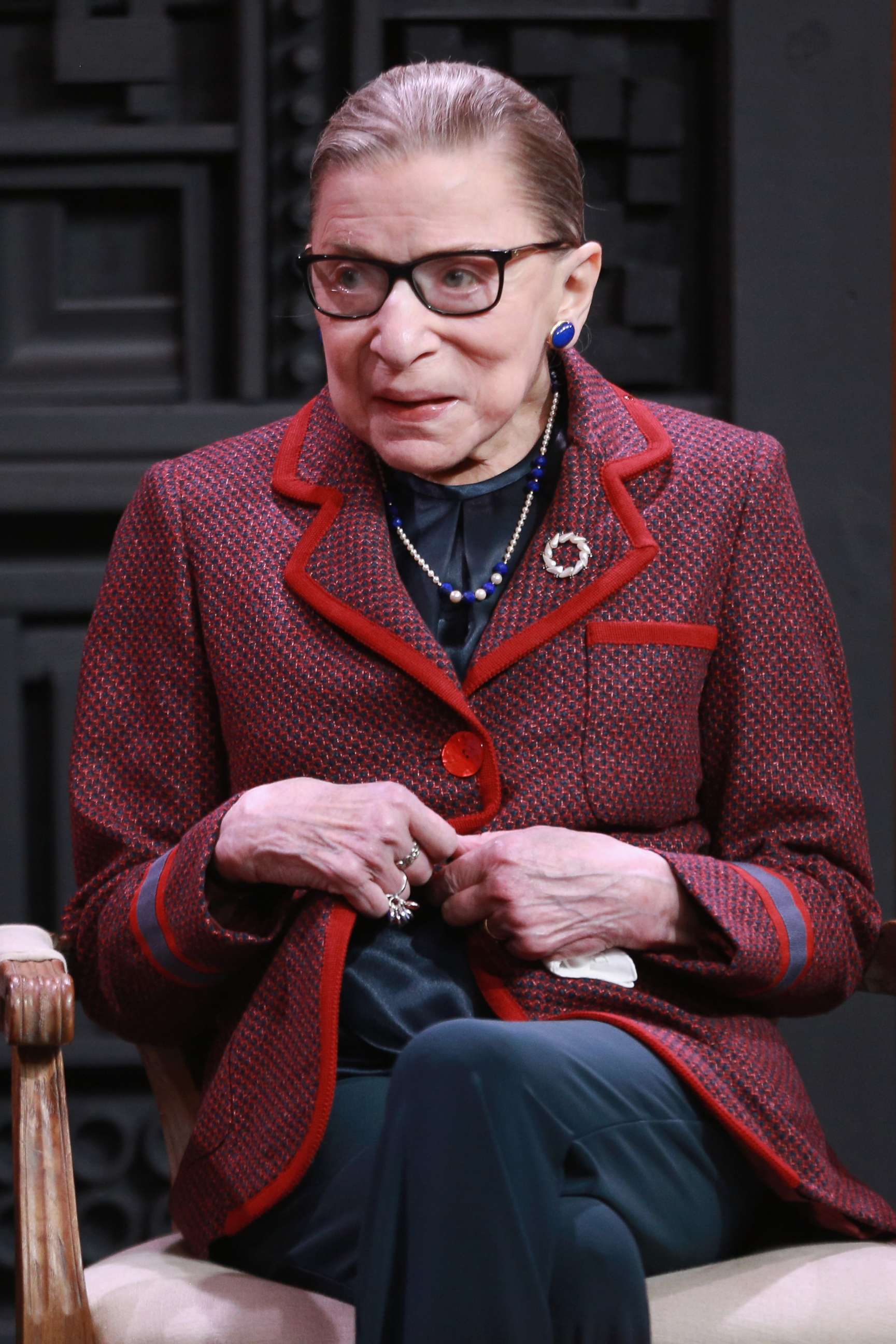 PHOTO: Supreme Court Justice Ruth Bader Ginsburg speaks at an event during the 2018 Sundance Film Festival in Park City, Utah, Jan. 21, 2018.
