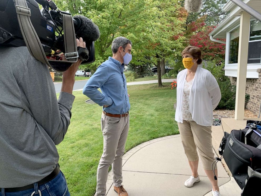 PHOTO: Anne Swenson of Bloomington, Minn., is a devout Catholic and opponent of abortion rights but praised the late Justice Ginsburg as a "fantastic member" of the U.S. Supreme Court.