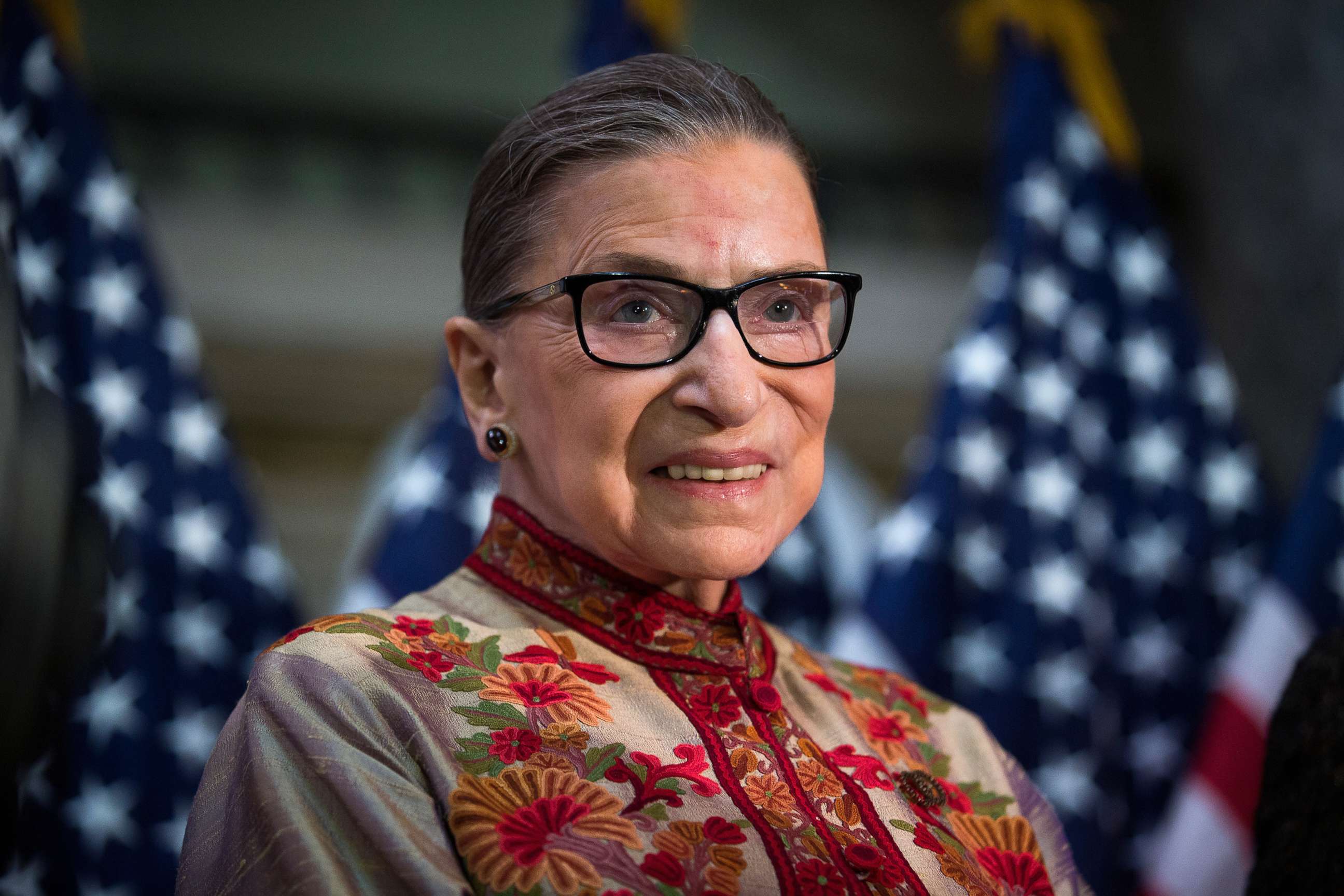 PHOTO: Justice Ruth Bader Ginsburg poses for a portrait on Capitol Hill in Washington, March 18, 2015.