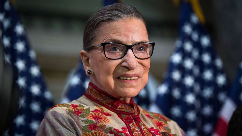 PHOTO: Justice Ruth Bader Ginsburg poses for a portrait on Capitol Hill in Washington, March 18, 2015.
