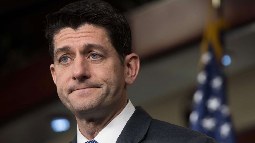 Speaker of the House, Paul Ryan, R-Wisc., holds his weekly press conference on Capitol Hill in Washington on March 22, 2018.