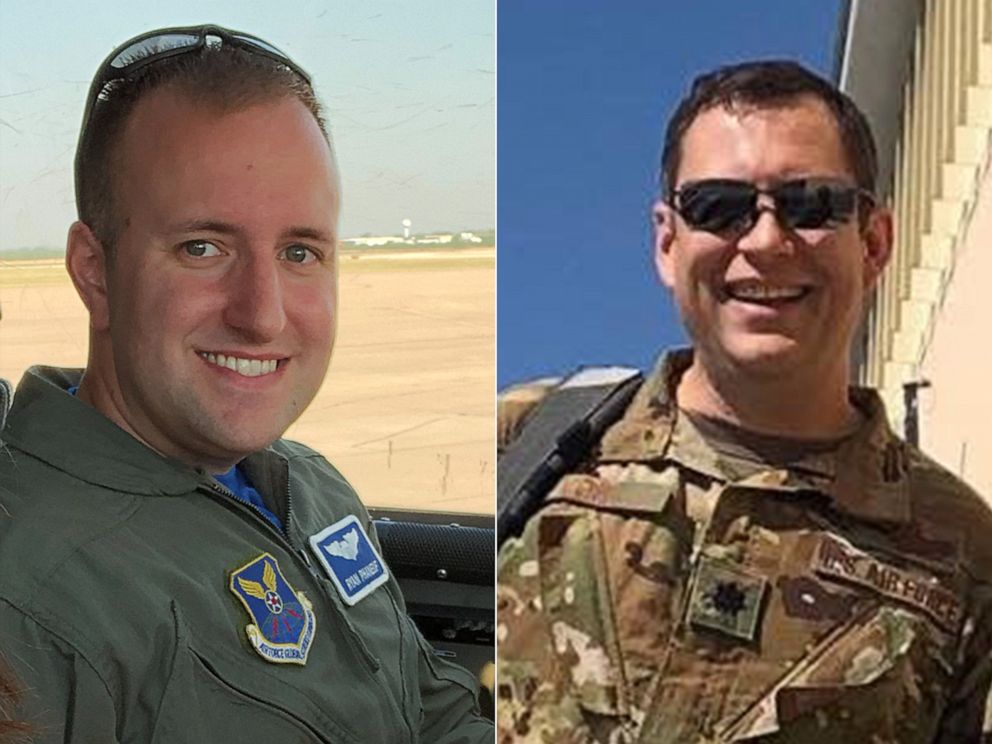 PHOTO: Capt. Ryan S. Phaneuf, 30, of Hudson, New Hampshire and Lt. Col. Paul K. Voss, 46, of Yigo, Guam, were killed in the crash of a U.S. Bombardier E-11A aircraft in Ghazni Province, Afghanistan, Jan. 27, 2020.