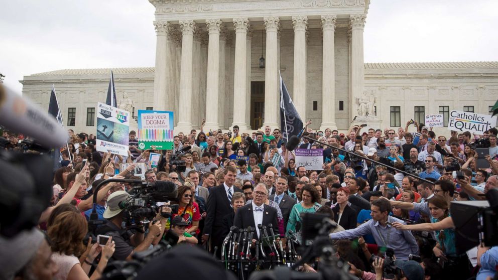 Looking Back At The Landmark Scotus Same Sex Marriage Ruling Throwback Thursday Abc News