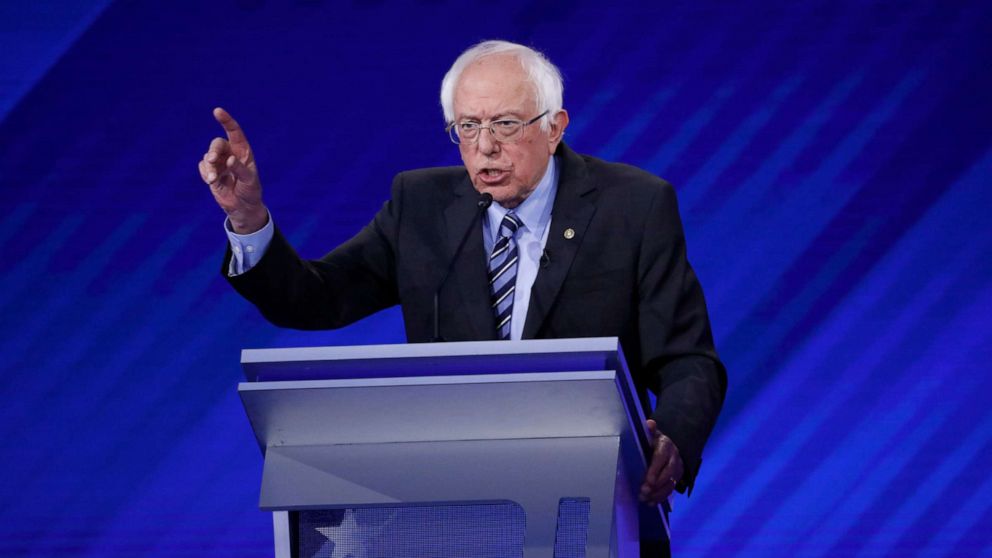 Sen. Bernie Sanders, 78, was hospitalized with chest pain in Las Vegas, Nevada.