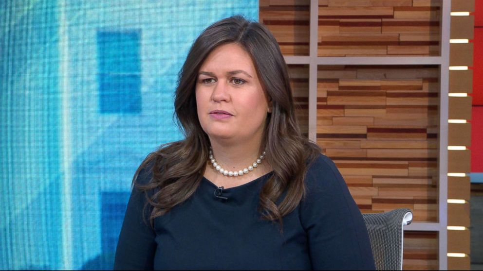 PHOTO: Sarah Huckabee Sanders appears on "Good Morning America," Sept. 25, 2018.