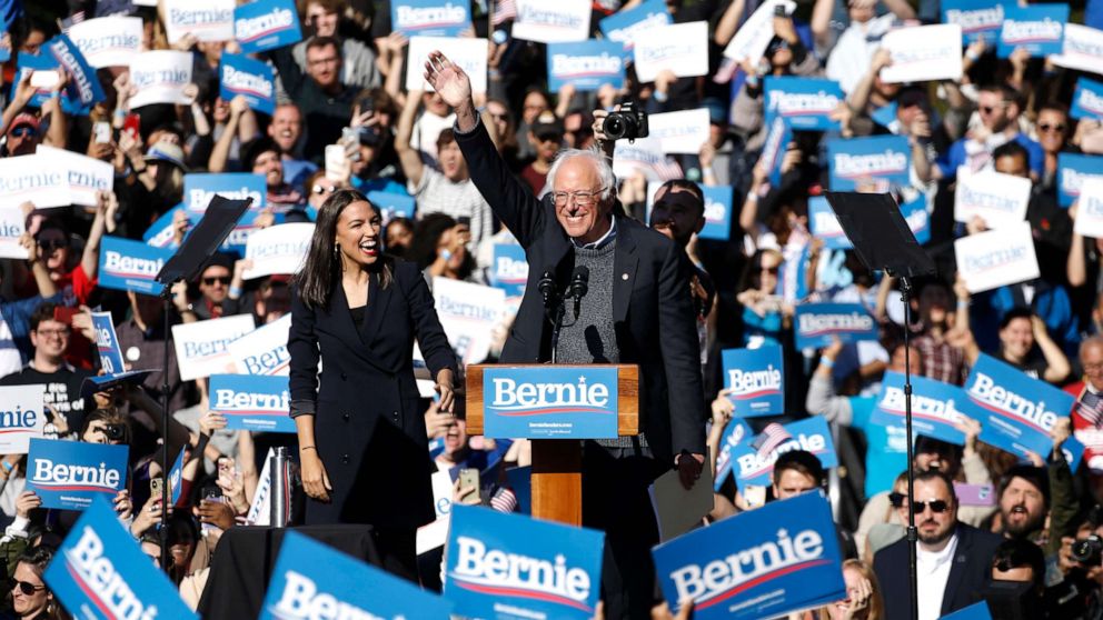 VIDEO: Sen. Bernie Sanders returns to campaign trail after heart attack