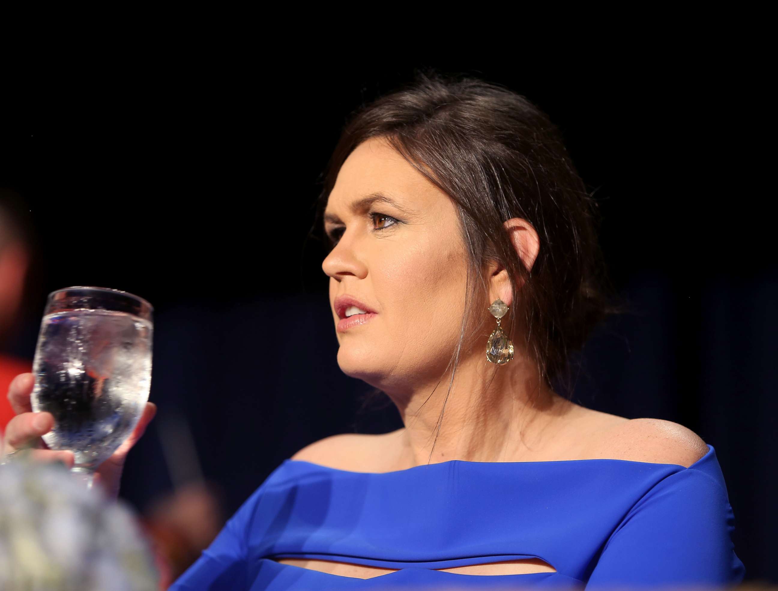 PHOTO: Sarah Huckabee Sanders attends the 2018 White House Correspondents' Dinner at the Washington Hilton on April 28, 2018, in Washington, D.C.  