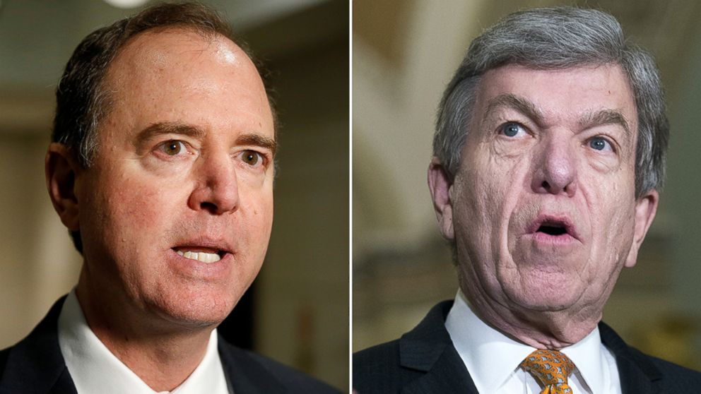 Adam Schiff, left, and Roy Blunt to appear on "This Week."