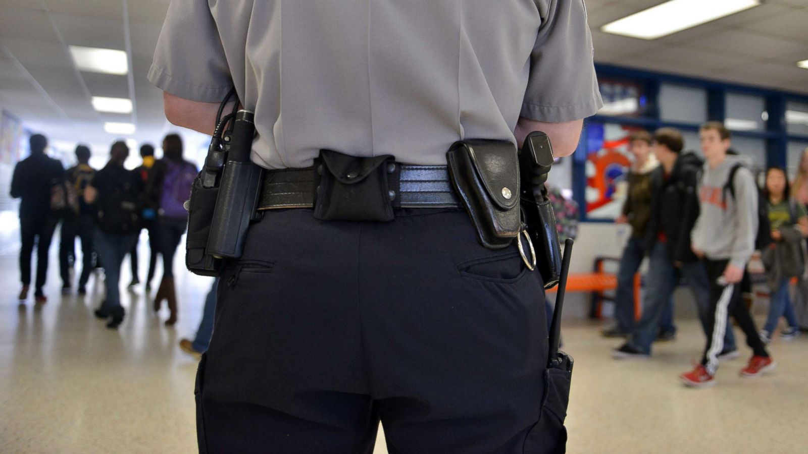 Armed security officers in schools