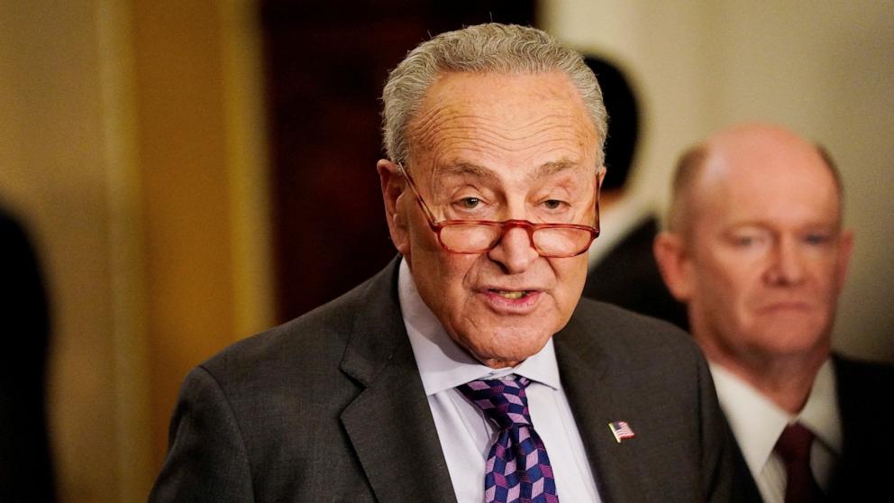 card Chuck Schumer, Senate majority leader, warns of "anti semitism crisis" that has Jewish people "living in deep fear"