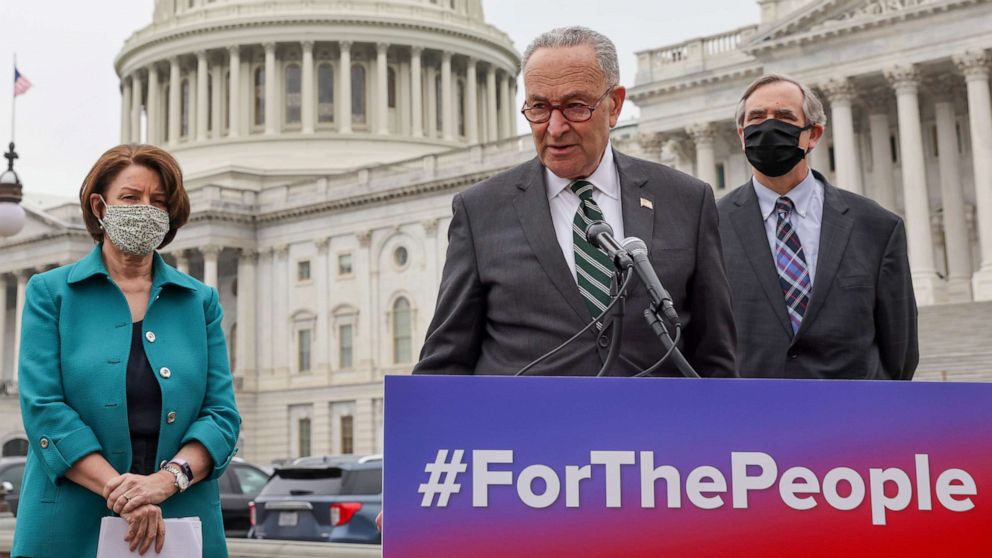 Senate Democrats move forward with voting rights bill despite ...