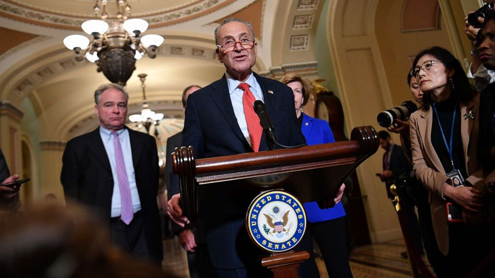 Sen. Chuck Schumer says President Trump's 'got to go' in election, if ...