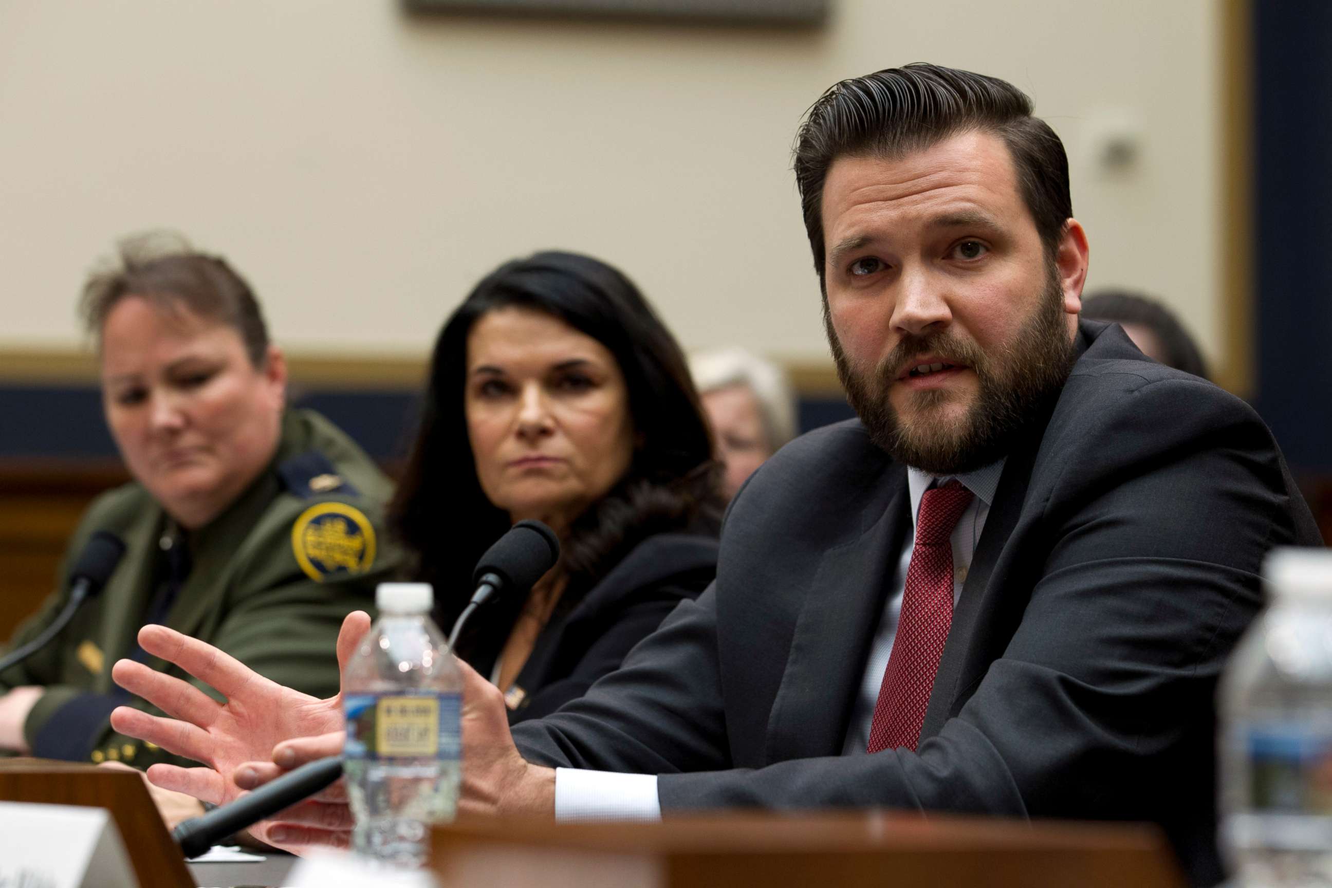 PHOTO: Senior adviser for the Department of Health and Human Services Scott Lloyd testifies before the House Judiciary Committee on Capitol Hill in Washington, Feb. 26, 2019.